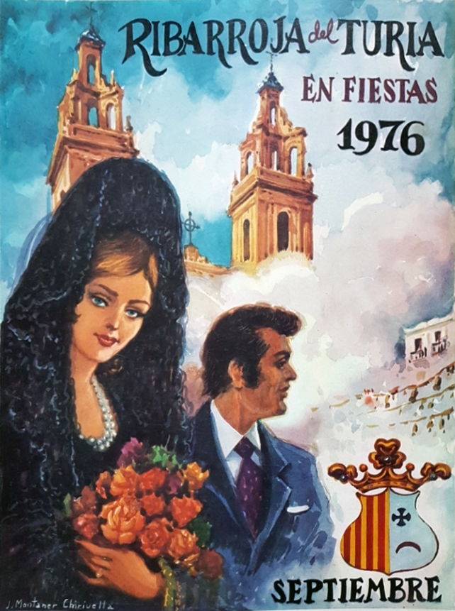 Fiestas patronales en honor del Santísimo Cristo de los Afligidos 1976 Riba-roja de Túria / Ribarroja del Turia